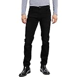 Toocool - Jeans Hombre Pantalones Regular Fit Denim Cintura Regular 4 Estaciones LE-2487, 2485 Negro, 52