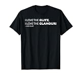 Making the Cut Brillo y Glamour-Heidi Klum Camiseta, Black, Small