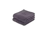 Top Towel - Pack 2 Toallas Bidé - Toallas de baño - Toallas pequeñas - 100% Algodón Peinado - 600g/m2 - Medida 30x50cms