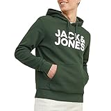 Bestseller A/S Jjecorp Logo Sweat Hood Noos Sudadera con Capucha, Mountain View/Fit:reg/Large Print, Hombre