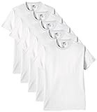 Fruit of the Loom Heavy Cotton tee Shirt 5 Pack Camiseta, Blanco, XX-Large (Pack de 5) para Hombre