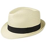 Sombrero de Paja Málaga Trilby sombreros de pajasombreros de verano (53 cm - natural )