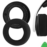 Geekria Almohadillas de Repuesto de Tela de Malla para Sony Playstation 5 Pulse 3D PS5 Auriculares inalámbricos Almohadillas para oídos, Almohadillas para Auriculares, Piezas de reparación (Negro)