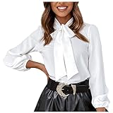 Blusa de primavera para mujer, estilo vintage, retro, manga corta, con corsé, teñido anudado, camisa abotonada, blanco, S