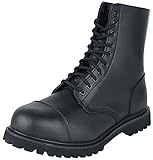 Brandit Phantom 10 Eyelet Boots, Bota táctica y Militar Unisex Adulto, Black, 41 EU